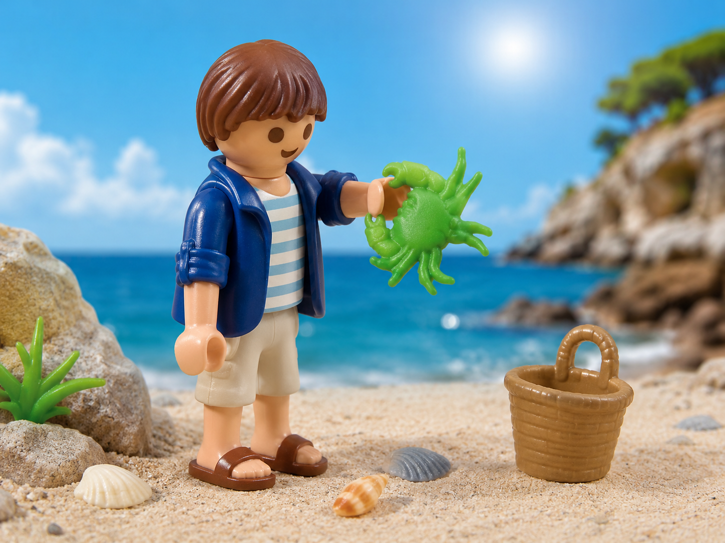 crabe vert playmobil 30096420