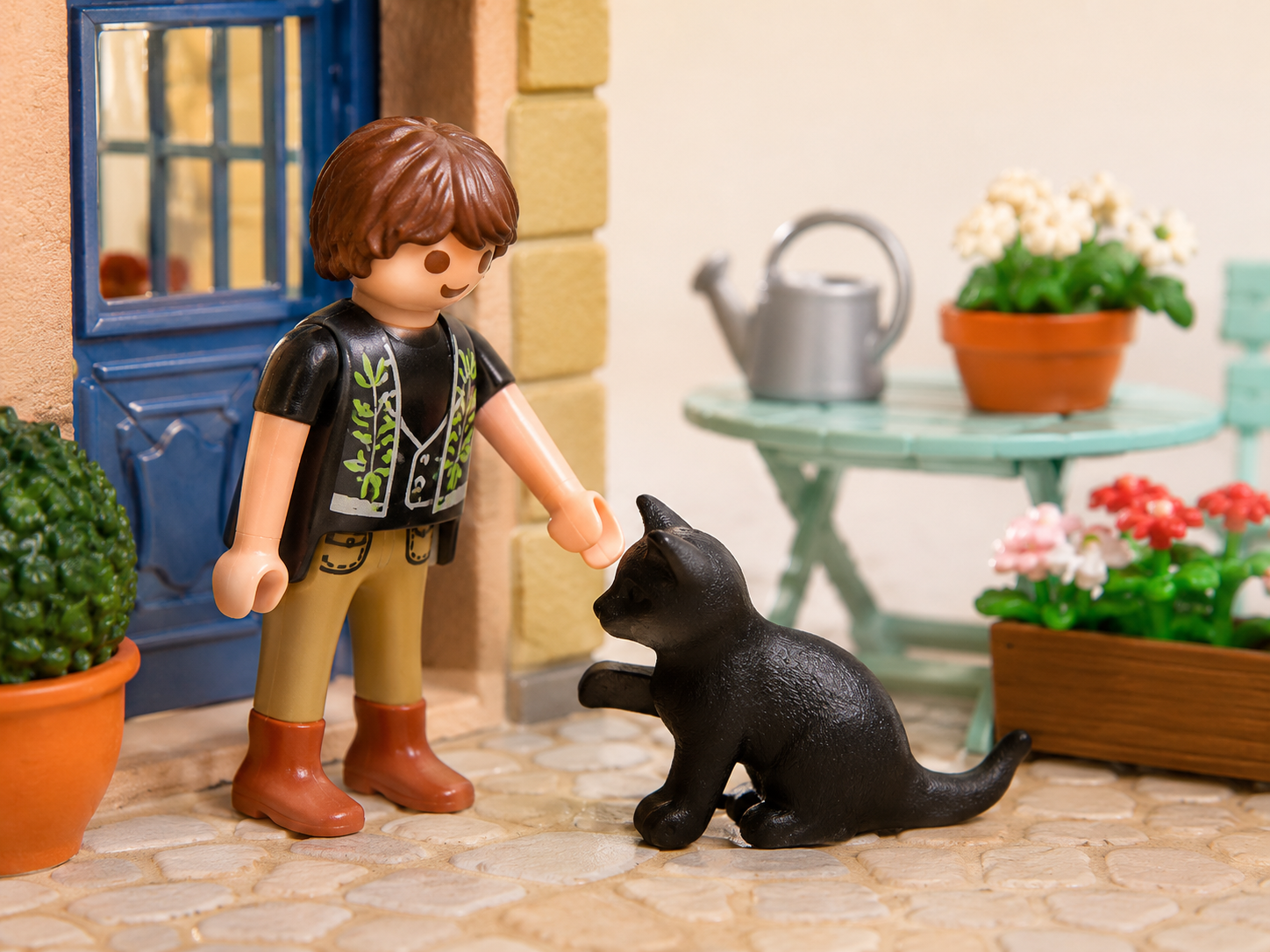 chaton noir playmobil 30514480