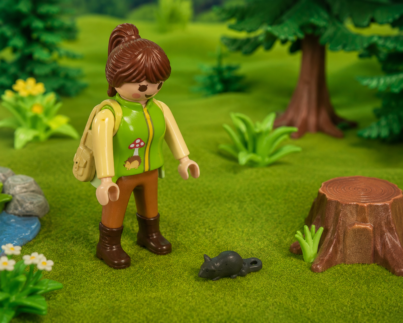 souris gris foncé playmobil 30278300