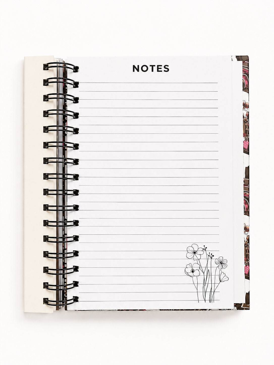 carnet de lacture A5 fait main