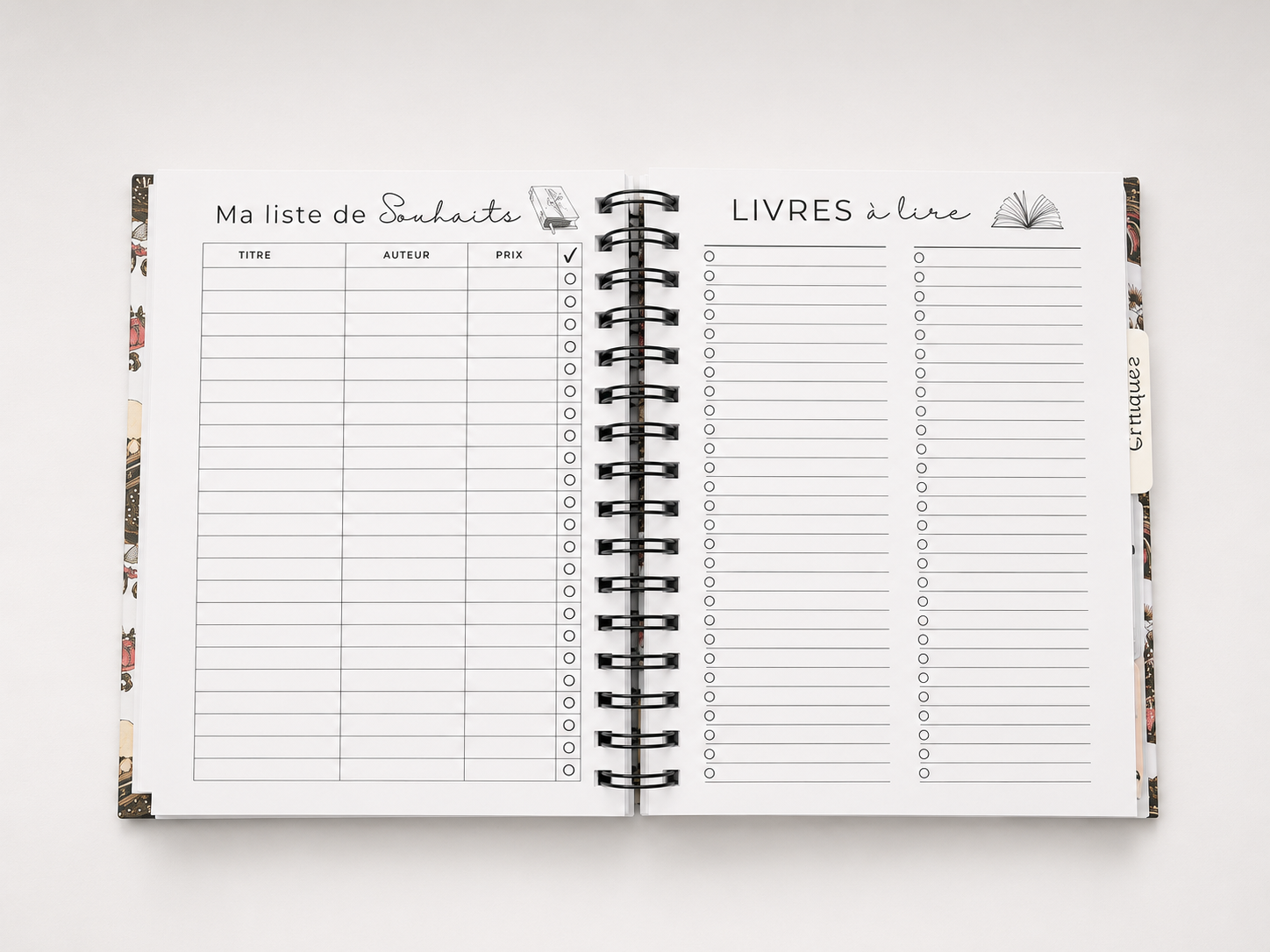 carnet de lecture artisanal