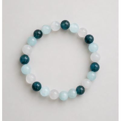 Bracelet jaspe et apatite