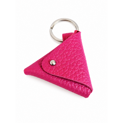 porte-clés pochette cuir Line'art