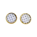 Boucle d'oreilles "puce" rétro or 18K