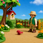 oiseau rouge playmobil 30260380