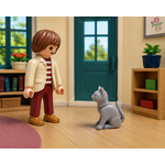 chat gris playmobil 30657490
