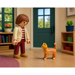 chat tigré roux playmobil 30632034