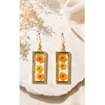 bo fleurs séchées jaune orange