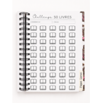 carnet de lacture A5 fait main