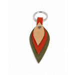 porte clef en cuir couleurs de Line'Art