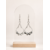 Boucles d'oreilles jaspe dalmatien 2