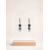 Boucles d'oreille papillon et sodalite