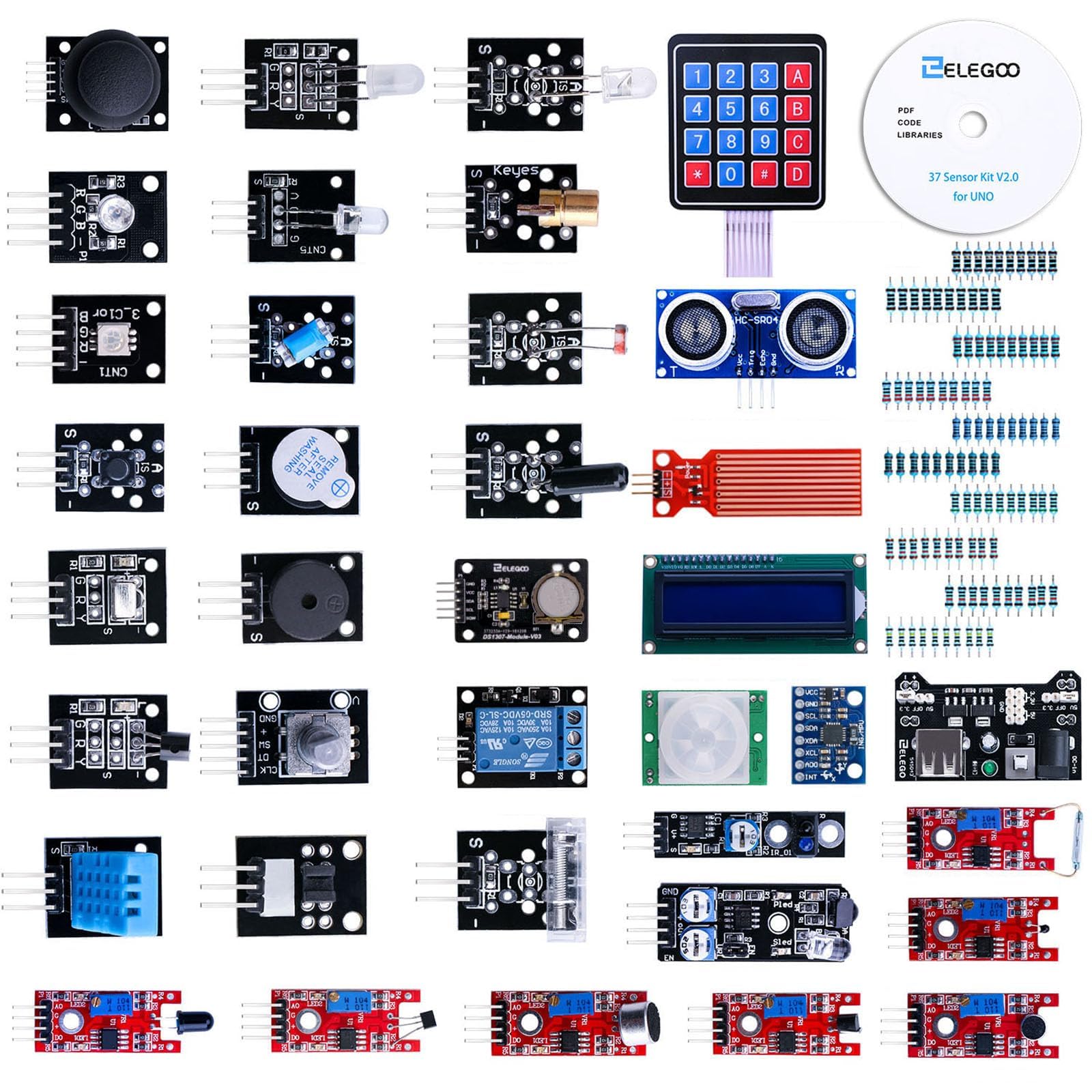 37-in-1 Sensormodul-Bausatz für Arduino-Projekte