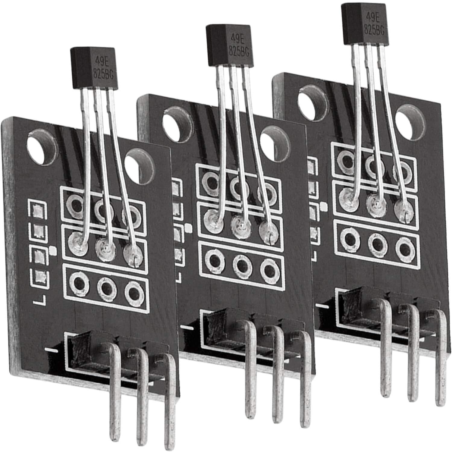 Magnetischer Hall-Sensor Modul 3er-Set