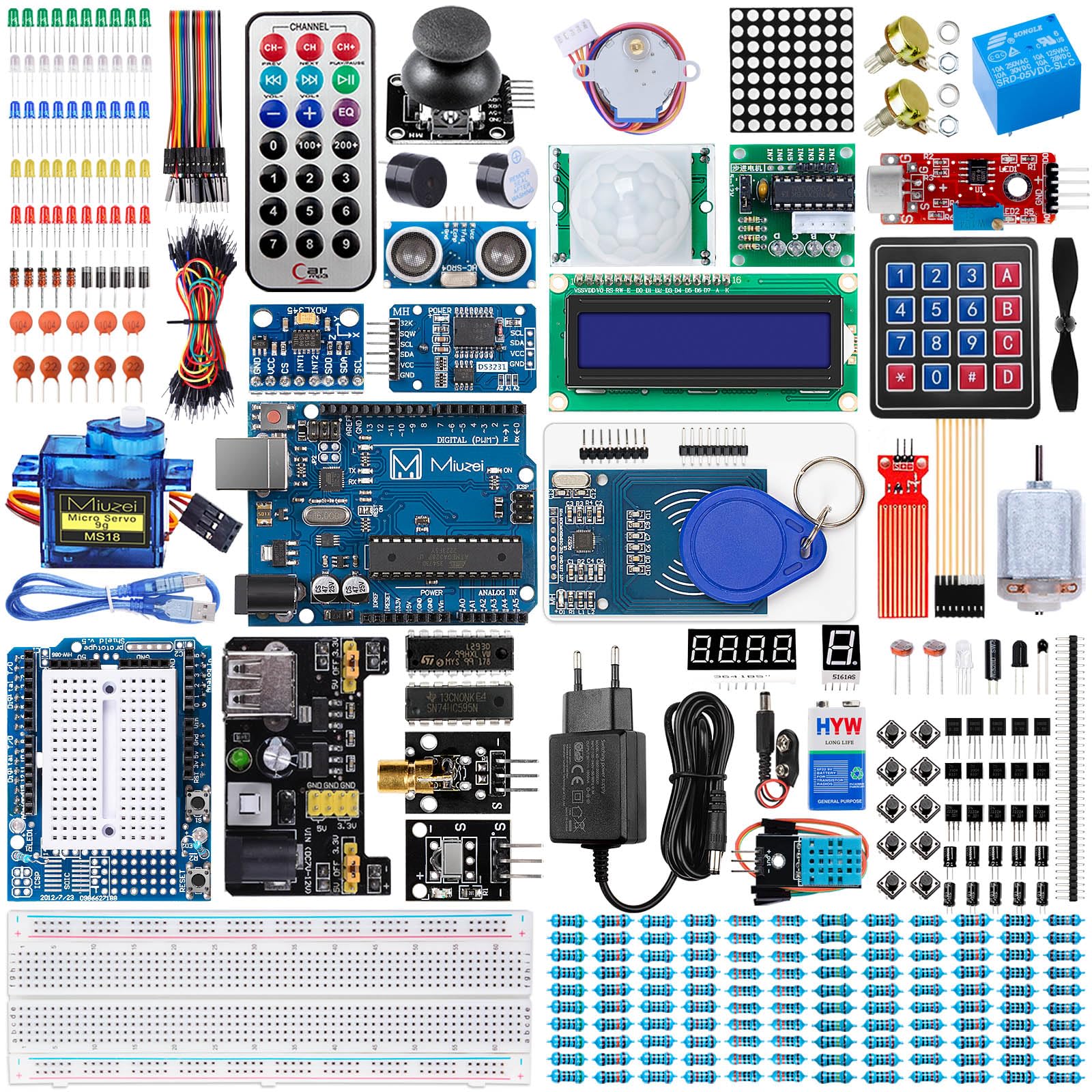 Arduino Lern-Kit mit 248 Bauteilen