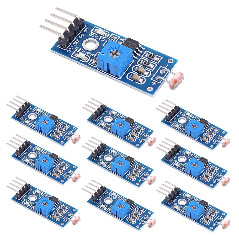 10 Stück Fotowiderstand Lichtsensor Modul Set