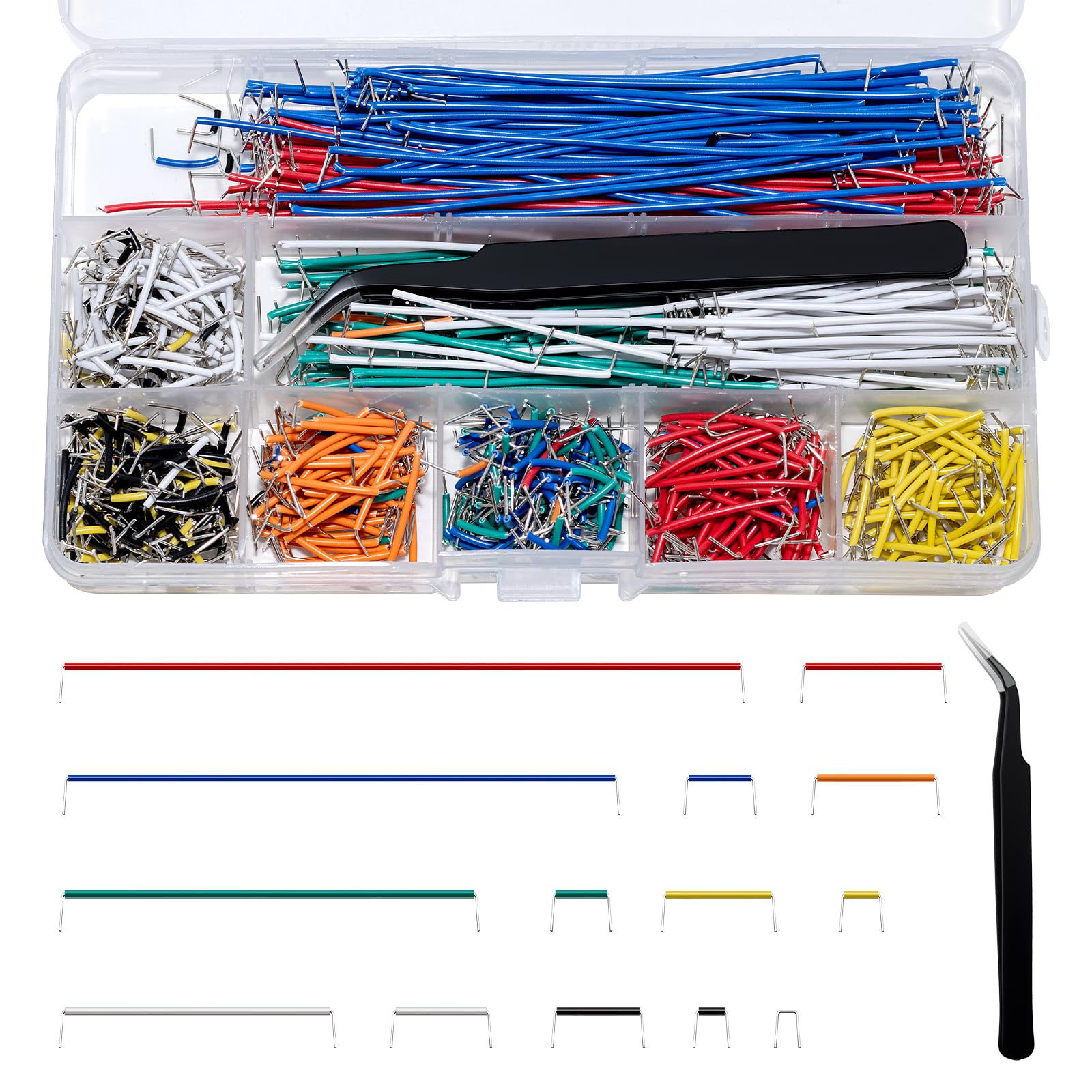 Steckbrücken-Set 14 Längen für Breadboards