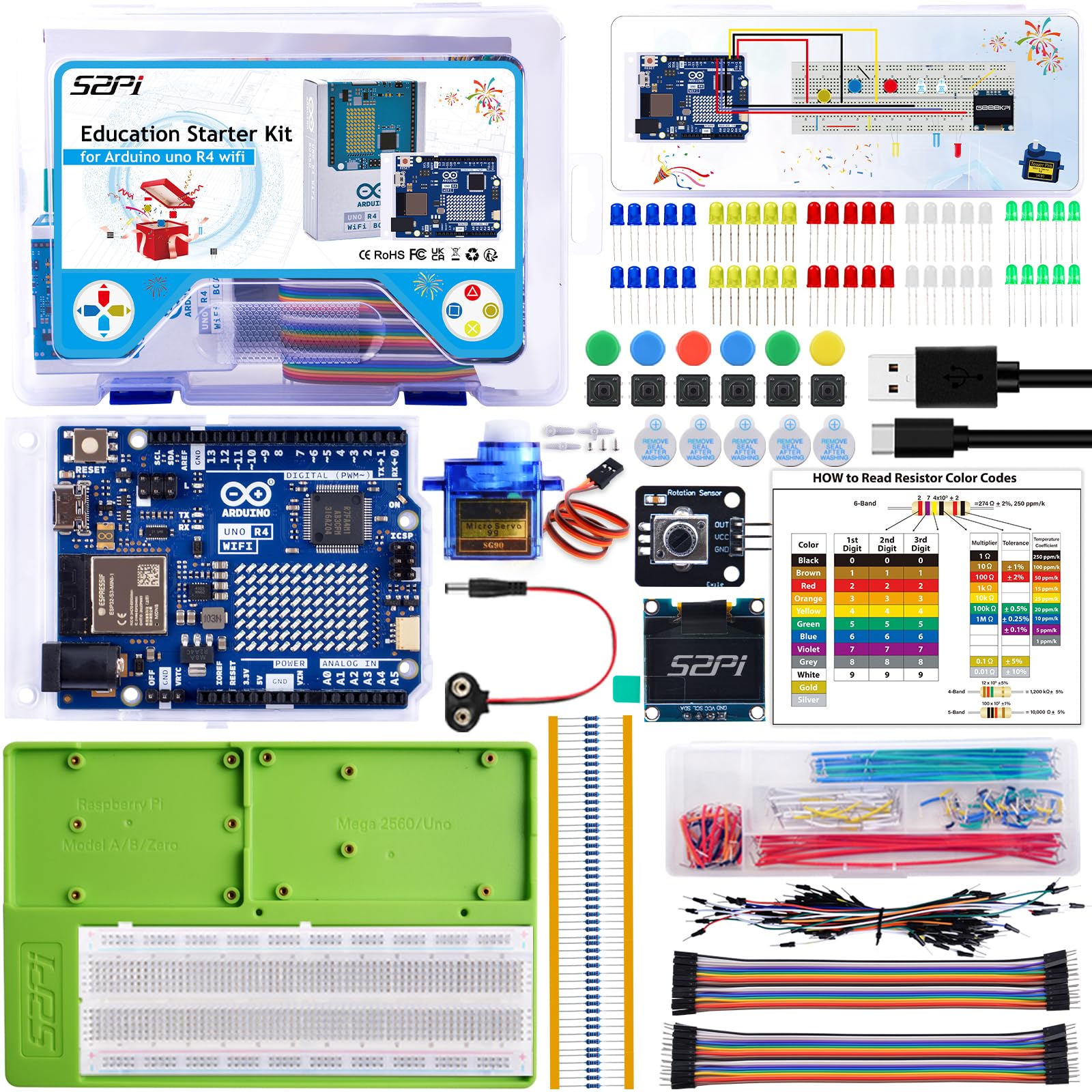 Arduino Uno R4 Sensor-Set für Anfänger