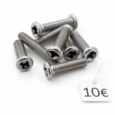 Lot de vis hexagonales M10