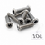 Lot de vis hexagonales M10
