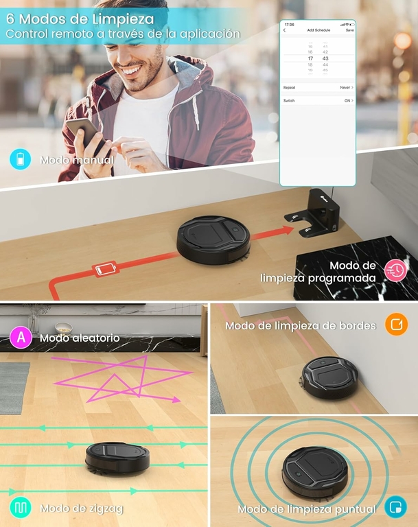 robot-aspirateur-camera-espion-4k-uhd-wifi-ip-mode-de-fonctionnement