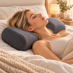 Repos paisible sur oreiller ergonomique