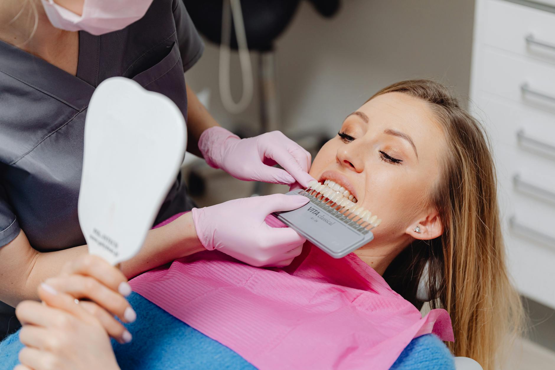photos gratuites de blanchissement dentaire bleu buccal