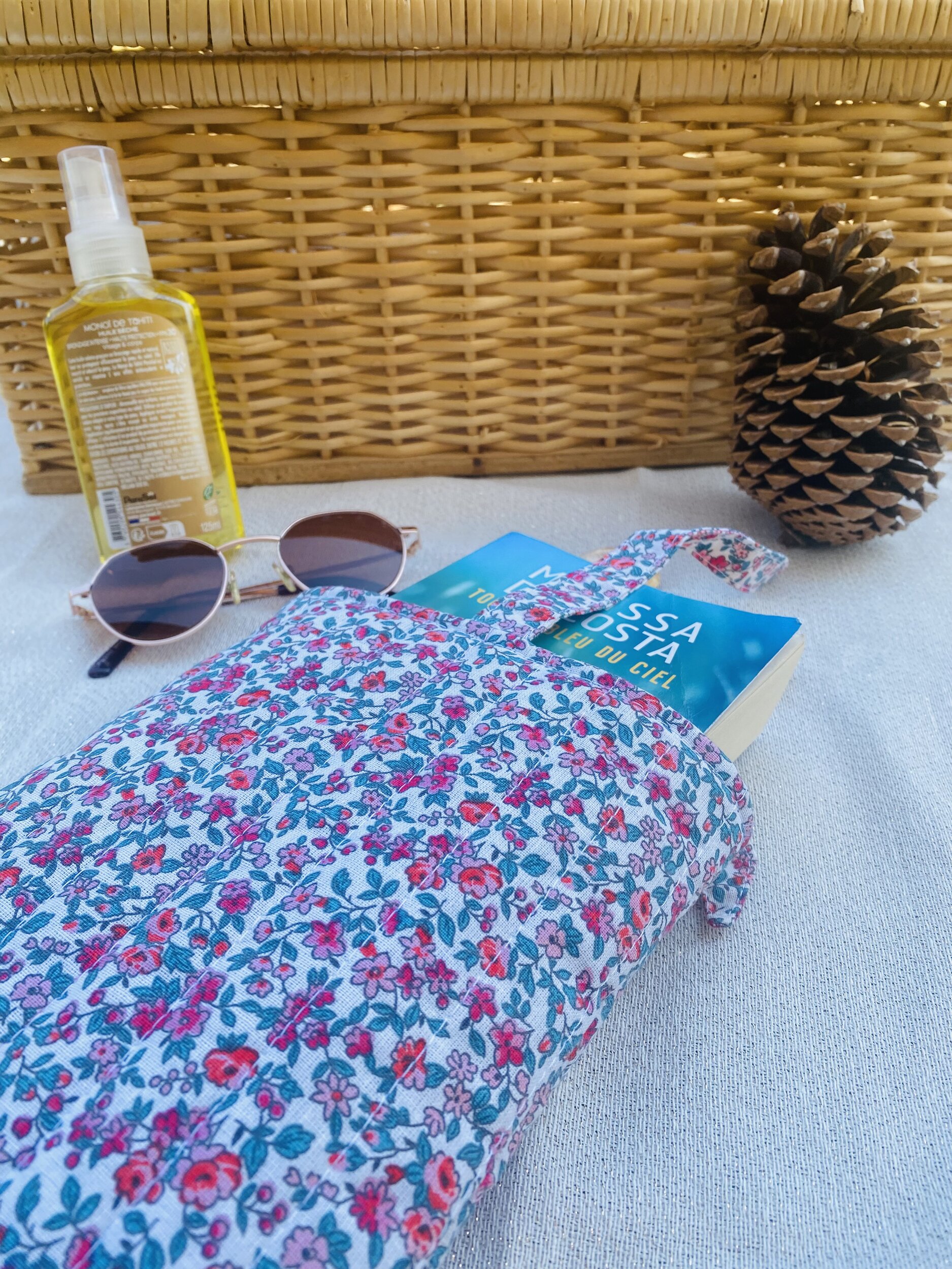 housse pour livre artisanale âstel couture