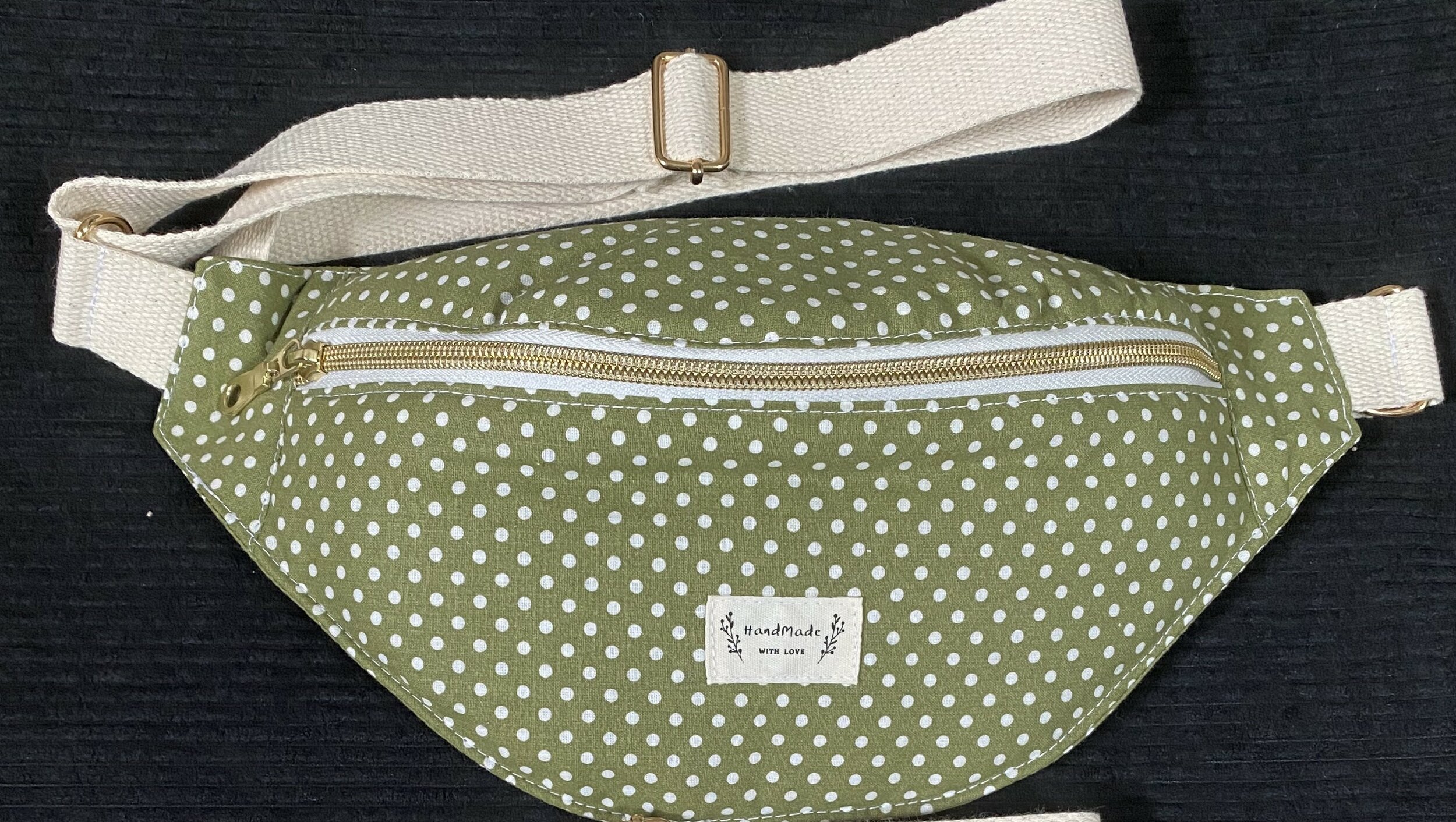 Sac Banane "Sauge Dorée"