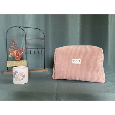 Trousse de toilette fabriquée à la main en France