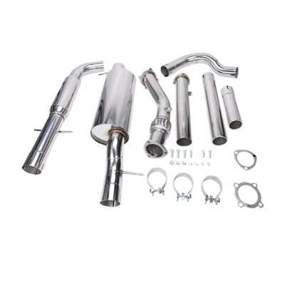Edelstahl Auspuffblende für VW Golf MK4