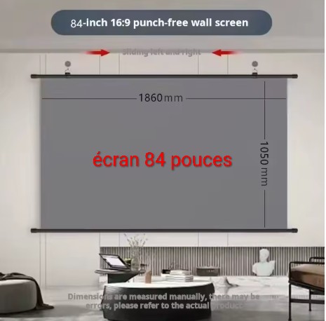 écran de cinema 84 pouces