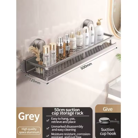étagère pour douche Gris 50 cm