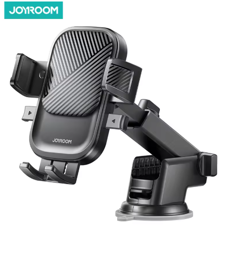 support telephone voiture ventouse noir