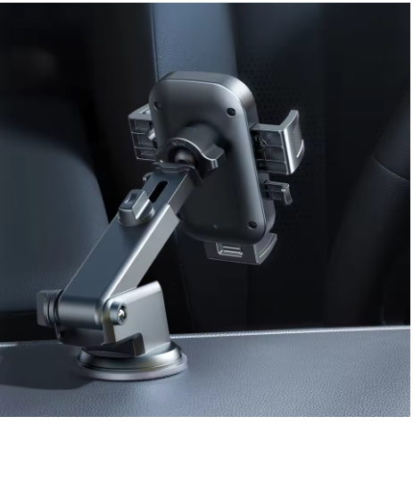 support telephone voiture ventouse noir 5