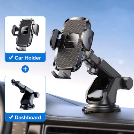 support telephone voiture ventouse noir 8