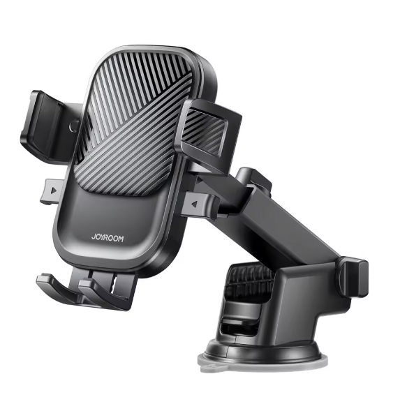 support telephone voiture ventouse noir reglable