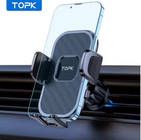support de téléphone voiture bleu et noir pour aérateur 4