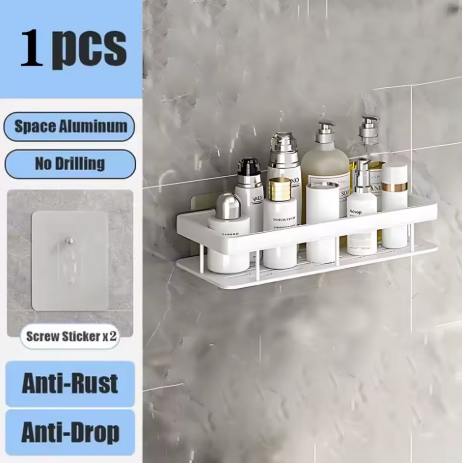etagere douche blanc 1pièces 78