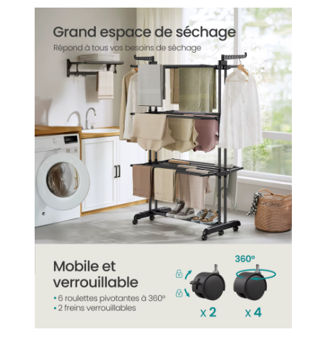 etendoir a linge pliable 8