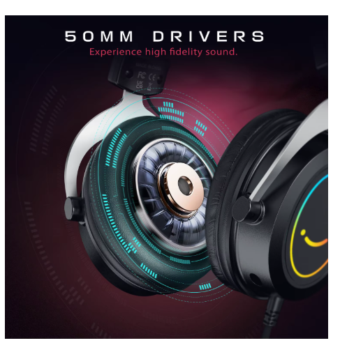 casque gamer sans fil noir 85