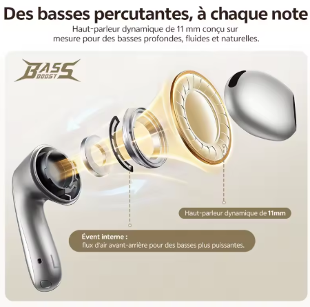 écouteur sans fil bluetooth QCY 01