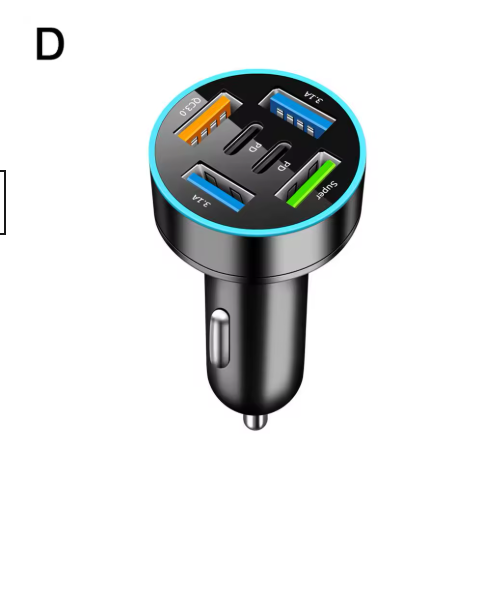 chargeur voiture usb-c 12