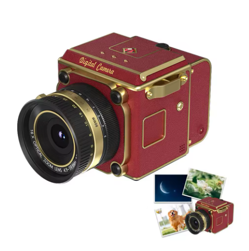 appareil photo vintage rouge