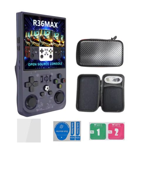 console retro gaming gris foncé