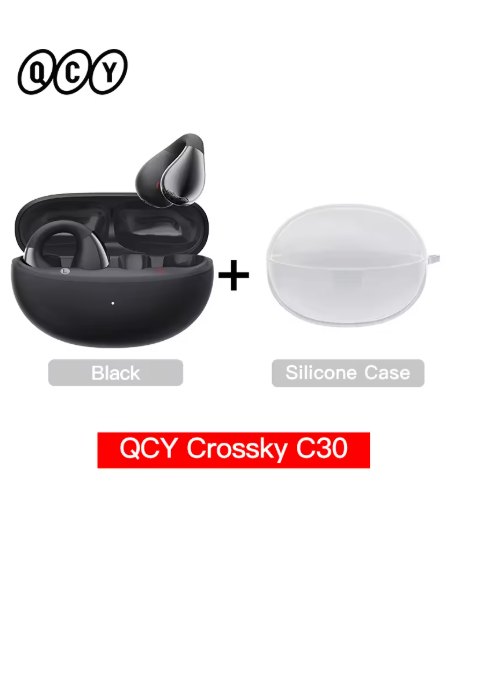 écouteur sans fil bluetooth QCY NOIR Avec étui 04