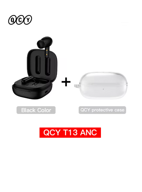 écouteurs sans fil bluetooth NOIR AVEC ÉTUI 01