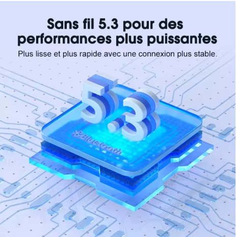 écouteurs sans fil bluetooth blanc 526