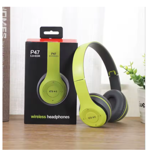 casque sans fil vert 01