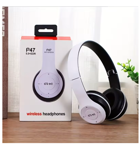 casque sans fil blanc p45 02